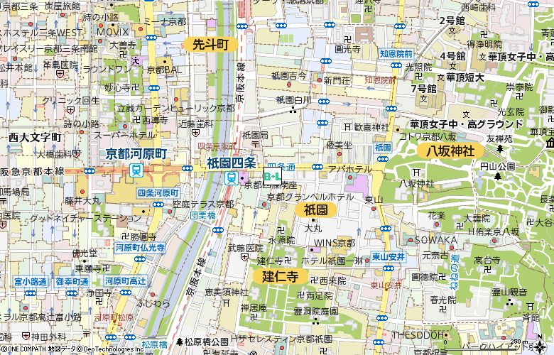 中井白金堂（宮垣眼科）付近の地図